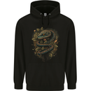 Pagan Snake in a Gothic Tree Childrens Kids Hoodie Black