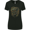 Pagan Snake in a Gothic Tree Womens Wider Cut T-Shirt Black