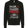 Pain Gym Training Top Bodybuilding Fitness Mens Sweatshirt Jumper Black