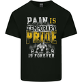 Pain Gym Training Top Bodybuilding Workout Mens Cotton T-Shirt Tee Top Black