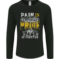 Pain Gym Training Top Bodybuilding Workout Mens Long Sleeve T-Shirt Black