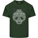 Paisly Panda Bear Mens Cotton T-Shirt Tee Top Forest Green