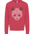 Paisly Panda Bear Mens Sweatshirt Jumper Heliconia