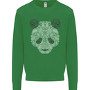Paisly Panda Bear Mens Sweatshirt Jumper Irish Green