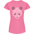 Paisly Panda Bear Womens Petite Cut T-Shirt Azalea