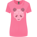 Paisly Panda Bear Womens Wider Cut T-Shirt Azalea
