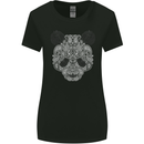 Paisly Panda Bear Womens Wider Cut T-Shirt Black