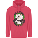 Panda Bear Funny Overweight Fat Humour Childrens Kids Hoodie Heliconia