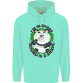 Panda Bear Funny Overweight Fat Humour Childrens Kids Hoodie Peppermint