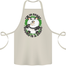 Panda Bear Funny Overweight Fat Humour Cotton Apron 100% Organic Natural