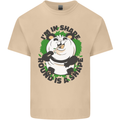 Panda Bear Funny Overweight Fat Humour Mens Cotton T-Shirt Tee Top Sand