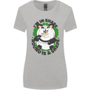 Panda Bear Funny Overweight Fat Humour Womens Wider Cut T-Shirt Sports Grey
