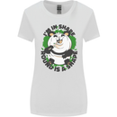 Panda Bear Funny Overweight Fat Humour Womens Wider Cut T-Shirt White