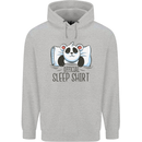 Panda Bear Funny Sleep Sleeping Nightwear Childrens Kids Hoodie Sports Grey