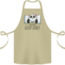 Panda Bear Funny Sleep Sleeping Nightwear Cotton Apron 100% Organic Khaki