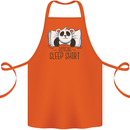 Panda Bear Funny Sleep Sleeping Nightwear Cotton Apron 100% Organic Orange