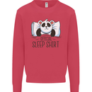Panda Bear Funny Sleep Sleeping Nightwear Kids Sweatshirt Jumper Heliconia