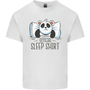 Panda Bear Funny Sleep Sleeping Nightwear Kids T-Shirt Childrens White