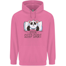 Panda Bear Funny Sleep Sleeping Nightwear Mens 80% Cotton Hoodie Azelea