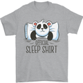 Panda Bear Funny Sleep Sleeping Nightwear Mens T-Shirt 100% Cotton Sports Grey