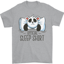 Panda Bear Funny Sleep Sleeping Nightwear Mens T-Shirt 100% Cotton Sports Grey