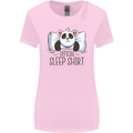 Panda Bear Funny Sleep Sleeping Nightwear Womens Wider Cut T-Shirt Light Pink