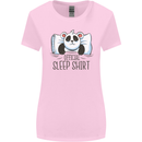 Panda Bear Funny Sleep Sleeping Nightwear Womens Wider Cut T-Shirt Light Pink