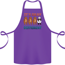 Panda Bear LGBT It's Okay to Be Different Cotton Apron 100% Organic Purple
