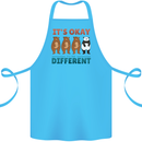 Panda Bear LGBT It's Okay to Be Different Cotton Apron 100% Organic Turquoise