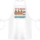 Panda Bear LGBT It's Okay to Be Different Cotton Apron 100% Organic White