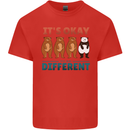 Panda Bear LGBT It's Okay to Be Different Kids T-Shirt Childrens Red