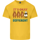 Panda Bear LGBT It's Okay to Be Different Kids T-Shirt Childrens Yellow