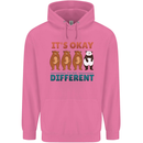 Panda Bear LGBT It's Okay to Be Different Mens 80% Cotton Hoodie Azelea