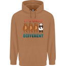Panda Bear LGBT It's Okay to Be Different Mens 80% Cotton Hoodie Caramel Latte