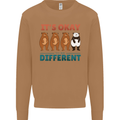 Panda Bear LGBT It's Okay to Be Different Mens Sweatshirt Jumper Caramel Latte