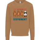 Panda Bear LGBT It's Okay to Be Different Mens Sweatshirt Jumper Caramel Latte