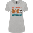 Panda Bear LGBT It's Okay to Be Different Womens Wider Cut T-Shirt Sports Grey