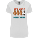 Panda Bear LGBT It's Okay to Be Different Womens Wider Cut T-Shirt White