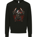 Panda Warrior Bear MMA SCI-FI Samurai Mens Sweatshirt Jumper Black
