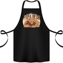 Papa Bear Funny Fathers Day Cotton Apron 100% Organic Black