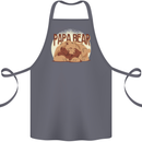 Papa Bear Funny Fathers Day Cotton Apron 100% Organic Steel