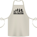 Papa Evolution Fathers Day Cotton Apron 100% Organic Natural