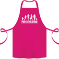 Papa Evolution Fathers Day Cotton Apron 100% Organic Pink