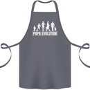 Papa Evolution Fathers Day Cotton Apron 100% Organic Steel
