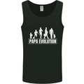 Papa Evolution Fathers Day Mens Vest Tank Top Black