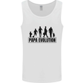 Papa Evolution Fathers Day Mens Vest Tank Top White