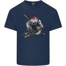 Para Bulldog The Parachute Regiment 1 2 3 4 Mens Cotton T-Shirt Tee Top Navy Blue
