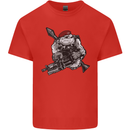 Para Bulldog The Parachute Regiment 1 2 3 4 Mens Cotton T-Shirt Tee Top Red