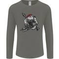 Para Bulldog The Parachute Regiment 1 2 3 4 Mens Long Sleeve T-Shirt Charcoal