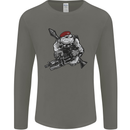 Para Bulldog The Parachute Regiment 1 2 3 4 Mens Long Sleeve T-Shirt Charcoal